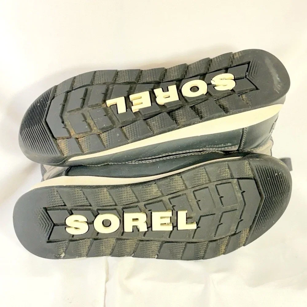 Sorel Women's Whitney II Short Lace, Gray Waterproof Winter Boots, Size 7.5M